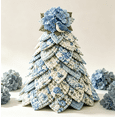 thumbnail image 3 of Bluebird Hydrangea Tree DIY Kit | Quilted Fabric Tree Sewing Craft | Cottage Garden Home Decor, Peaceful Countryside Style Home Accent, 3 of 5
