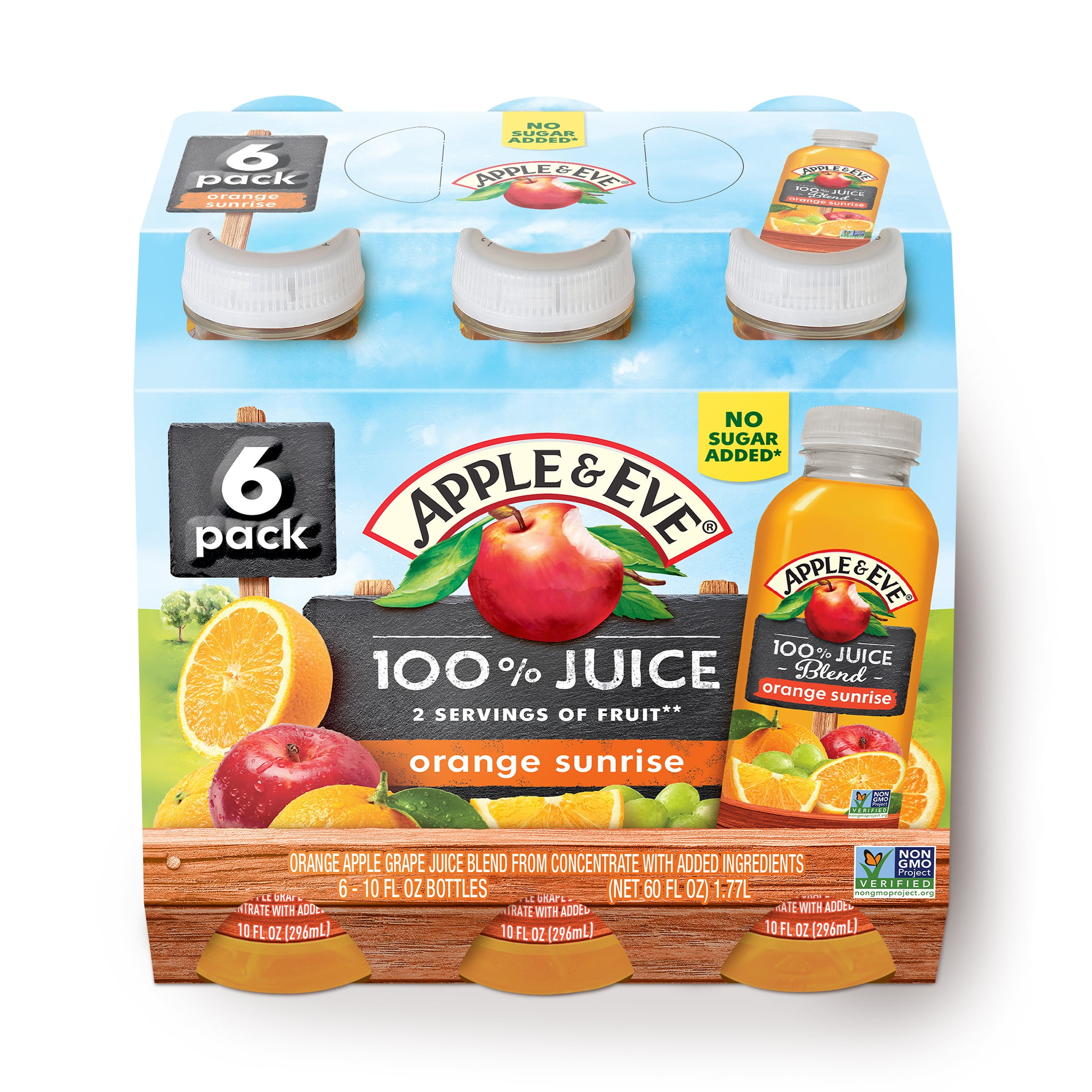 (4 pack) 6pk 10oz Orange Sunrise