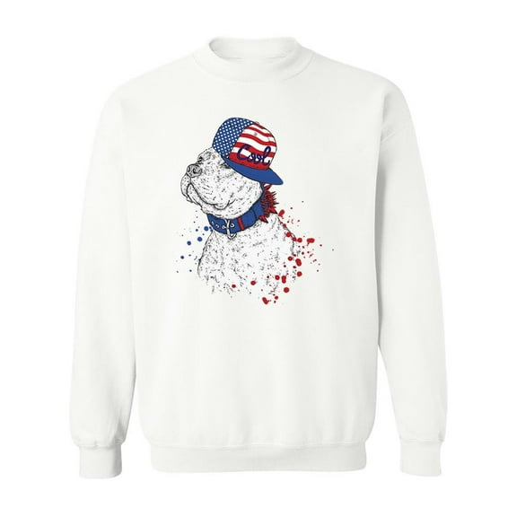 Dog With A Cap Sweatshirt Men -Image by Shutterstock, Male Large