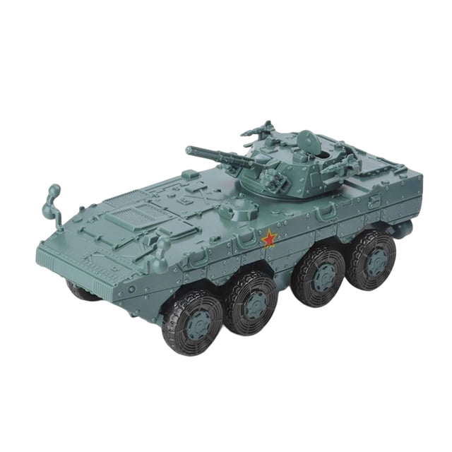 KLKCMS 1/72 4D Tank Model Tracked Crawler Chariot Miniature Vehicles for Kids Education Light Blue