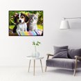 thumbnail image 1 of Cuadros Decorativos 5D DIY taladro completo diamante pintura perro gato punto de cruz bordado mosaico Sywqhk Nuevos Originales, 1 of 1