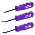 thumbnail image 1 of PQY Mini Pocket Pry Bar with Pocket Clip 4.5" Length 3pcs (Purple), 1 of 4