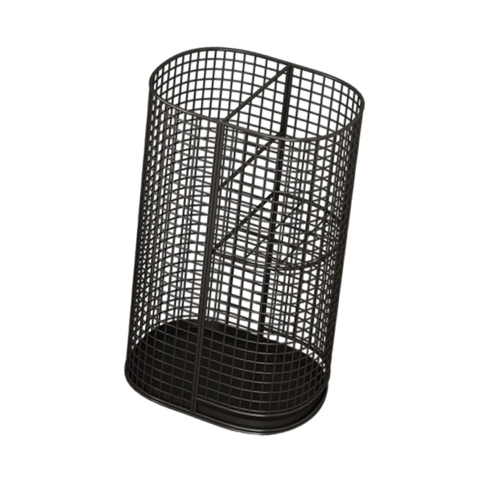Baoblaze Umbrella Organizer Umbrella Storage Rack with Drip Tray Home Decoration Stable Indoor Umbrella Holder Umbrella Stand for Home Black