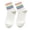 B, variant on Unisex Rainbow Striped Crew Socks Soft Breathable Mid Calf Socks Colorful Ribbed Cuff Fashion Casual Socks for Men Women Daily Street Holiday Outfit,1 Pair