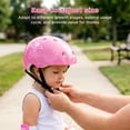 thumbnail image 3 of 7 in 1 Kids Bike Helmet and Pads for 3-12 Years Boys Girls Toddler Helmet for Cycling Skating Scooter Inline Skating-Pink, 3 of 14