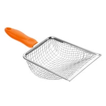 MUSEYA Cat Litter Scoop for Pine Pellets Litter Sifter Stainless Steel 1 Set