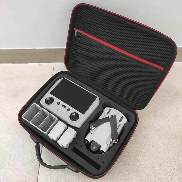 Étui de Transport Léger en EVA Sac de Rangement Intérieur Bandoulière pour DJI Mini 3 Pro Drone PU