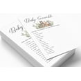 thumbnail image 3 of Inkdotpot Set Of 50 Baby ShowerWord ScrambleGame Cards Gender Neutral Leaves & Animals Party Supplies-Fun Baby Shower Game Favors, 3 of 6