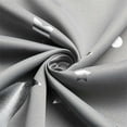 thumbnail image 4 of KeirineCC Blackout Star Curtains for Kids Room Nursery 2 Panel Sets 63 Inch Length, Grommet Silver Star and Moon Patterned Blackout Curtains Thermal Insulated Drapes for Man Bedroom,Gray, 4 of 9