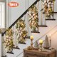 thumbnail image 3 of Christmas Door Pendant Scene Layout Christmas Wreath Home Decoration Door Hanging Stair Wreath Wall Hanging Christmas Decor, 3 of 4