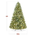 thumbnail image 3 of Best Choice Products 6ft Pre-Lit Frosted Scotch Pine Christmas Tree w/ 946 Branch Tips, 250 2-in-1 LED Lights, 3 of 10