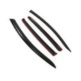 thumbnail image 2 of Tuningpros WD2-850B Outside Mount Window Visor Deflector Rain Guard Dark Smoke 4 Pcs Set For 2016-2018 Toyota Yaris Hatchback, 2 of 5