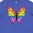 thumbnail image 4 of Inktastic Butterfly with Rainbow Wings Youth T-Shirt, 4 of 5