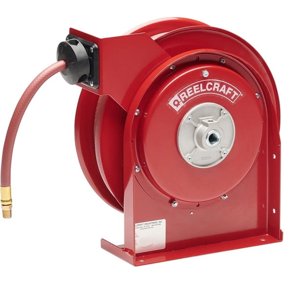 Reelcraft 4625 OLP 3/8-Inch by 25-Feet Spring Driven Hose Reel for Air/Water