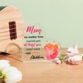 thumbnail image 3 of Adorno para el día de la madre, regalo de acrílico con forma de corazón, decoración de mesa, decoración de escritorio, pieza de decoración elegante para el hogar y la oficina, 3 of 8
