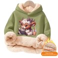 thumbnail image 5 of Highland Cow Christmas Sweatshirts-Cozy Hooded Pullover with Cow Print Design,Soft Warm Winter Kids Top,Cute Highland Cow Hoodie & Sweater for Holiday Season, 5 of 5