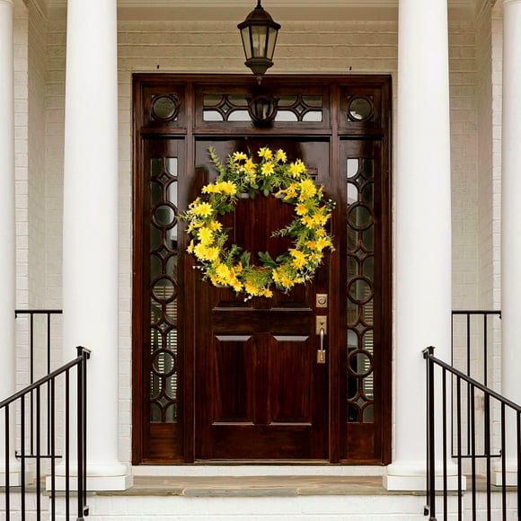 Spring Wreaths for Front Door, Wreaths for Front Door, Spring Leaf Wreath Plastic Artificial Home Decoration Wreath Front Door, Front Door Wreaths, Front Door Wreaths, Front Door Wreath