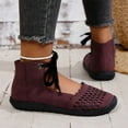 thumbnail image 5 of Wensltd Fashion Lace Up Flat Shoes for Women Breathable Round Toe Lightweight Shoes Daily, 5 of 8