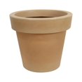 thumbnail image 1 of Ecobo Maceta Ecológica Redonda 32 cm Alto, Uso Interior/Exterior, Duradera, Versátil y Ligera, Artesanos Brasileños, Diseño Contemporáneo, Todo Tipo de Climas, Naranja., 1 of 2