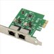 thumbnail image 5 of 3X 2 Puertos RJ45 PCIe X1 Dual Gigabit Realtek 8111F+ ASM1082E Filtro de Chip PCI-e Tarjeta de Red LAN para Computadora 1000M, 5 of 5