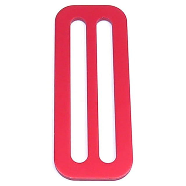ZLight Weight Belt Slide Keeper Dive Fittings Holder Buckles Small Aluminum Scuba Diving Webbing Harness Retainer Tool Red 1Set