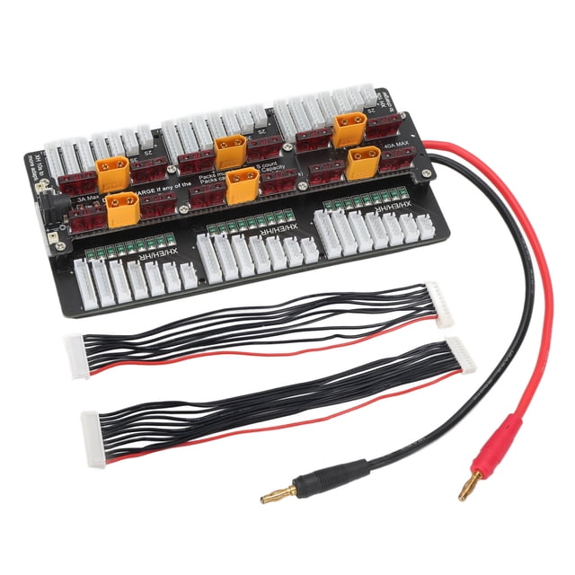 Battery Parallel Charging Board,XT60 Battery Charger Board X Battery Charger Board S Battery Parallel Charging Board Versatile Functionality