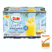 Dole Light Pineapple Juice Drink, 6 fl oz Cans (6 Count)