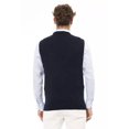 thumbnail image 3 of Alpha Studio Blue Viscose Men Vest, 3 of 3