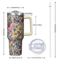 thumbnail image 2 of OBREWU Pioneer Flower Tumbler with Handle and Lid,40oz Pioneer Flower Double Wall Vacuum Insulated Tumbler,Pioneer Flower Cups Gift for Women and Men, 2 of 7