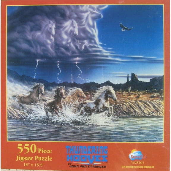 Thundering Hooves 550 Piece Puzzle