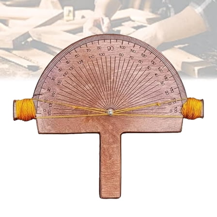 Precision Angle Finder – Handcrafted Birch Wood Degree Tool | Protractor Custom Angle Finder Tool | Small Pipeliners/Welders Tools for Welders, Pipeliners, and Builders