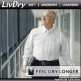 thumbnail image 3 of LivDry BLACK Mens Adult Incontinence Underwear, Supreme Comfort Absorbency (Large, 56-Pack), 3 of 8