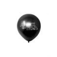 thumbnail image 2 of Kit de globos de fiesta de cumpleaños, 12 unidades, látex blanco y negro, 30 cm, 2 of 2