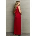 thumbnail image 2 of Women's Plus Size Scoop Neck Maxi Tank Dress 95% Polyester 5% Spandex Casual Sleeveless Floor Length Everyday Wear, 2 of 11