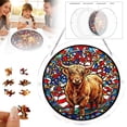 thumbnail image 5 of 7.4in 83pc Acrylic Jigsaw Puzzle Suncatcher – Sun Catcher Puzzle for Windows Hanging, Home & Garden Gift #003, 5 of 6