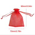 thumbnail image 2 of 100pcs Wedding Christmas Gift Drawable Organza Bags Jewelry Packaging Display, 2 of 3