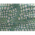 thumbnail image 4 of oneOone Georgette Viscose Dusty Teal Green Fabric Snake Animal Skin Sewing Craft Projects Fabric Prints By Yard 42 Inch Wide, 4 of 4