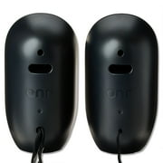 onn AC Powered Computer Speakers with Volume and Bass Controls, 7.32 Height