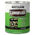 thumbnail image 5 of Rust-Oleum 379558-2PK Specialty Camouflage Paint, Quart, Flat Black, 2 Pack, 5 of 5