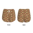 thumbnail image 3 of Balery Armadillo Floral 1 Pantalones cortos deportivos para mujer con forro y dos bolsillos, elásticos, para entrenamiento, gimnasio, yoga-Small, 3 of 7