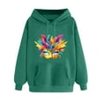 thumbnail image 2 of PNTUTB Women's Print Fashion Casual Hoodie Comfortable Sweatshirt Winter Long Sleeved Pullover, 2 of 6