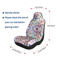 thumbnail image 5 of Yiaed Colorful Watercolor Dots Print Car Seat Covers,Universal Auto Seats Protector Fits for Car,SUV Sedan,Truck,Automotive Seat Covers & Accessories-1, 5 of 9