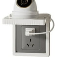 thumbnail image 6 of Bathroom Outlet Shelf, Wall Outlet Shelf, Wall Mounted Outlet Shelf Space-Saving Wall Shelf, Outlet Shelf Wall Holder,Vertical Decorative Wall Holder Home Extender Decor For Routers, Bathroom 2PC, 6 of 9