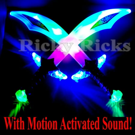 - Ninja Light-Up Sword LED Buccaneer Prop With Motion Activated Sound Pirate Flashing