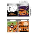 thumbnail image 2 of Halloween Treat Bags, Candy Bags, 100pcs Halloween Goodie Bags for Kids, Multicolor Plastic Party Snack Bags and Baked Goods Bags, Portable Size 10x13cm, Safe Materials for Holiday Party Supplies, 2 of 6