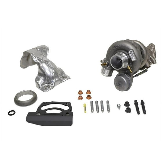 Ford Performance Turbocharger Kit M-9348-23T Single Turbo; Internal Wastegate; 60 Millimeter To 63 Millimeter Compressor Wheel; 50 Millimeter Turbine Wheel; With Hardware