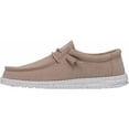 thumbnail image 3 of Hey Dude Mens Wally Slub Canvas  Loafer - Tan, 3 of 3