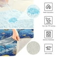 thumbnail image 6 of RMDQTR 2PCs Bathroom Rugs Set Plush Toilet Base Mat 16" × 24" Bath Mat and 20" × 24" U Shape Soft Rugs Non Slip Absorbent, 6 of 9