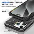 thumbnail image 2 of Military Grade TUFF MagSafe Case with Rotating Ring Stand for iPhone 15 Pro - Blue, 2 of 7