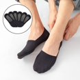 thumbnail image 3 of Calcetines náuticos invisibles,Calcetines náuticos invisibles de corte bajo para hombre,antideslizantes y a la moda,3 pares de calcetines deportivos tipo barco invisibles para, 3 of 7